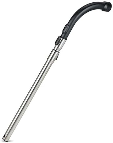 Telescopic Tube Wand Extension Rod + Vacuum Plastic Bent End Hose Curved Handle Replacement for Miele Complete C2 C3 S2 S5 S8 S2110 S6240 S8320 S5210 S5211 11071460 SGEA3 Complete C3 Cat & Dog