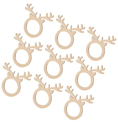 Gadpiparty Serviettenringe Geweih 30 Stück Dunkelbraun für Familienfeiern und Hochzeiten Elegante Tischdeko