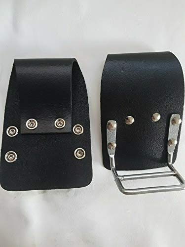 BBI Leather SCPH Scaffold Snips Cutter Pliers Holder for Tool Belt (Black)