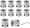 BZ 3D GT2 Riemenscheibe GT2 Pulley 20 Zähne 8mm Bohrung Zahnriemenscheibe 20 Teeth 8mm bore für 3D-Drucker,CNC 6mm Breite Zahnriemen.(10 Stück)