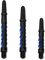 Harrows Dart Shafts Carbon ST Stiele mit Pyramidenringen, Medium, Blau