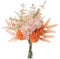 KIRIFLY Kunstblumen Künstliche Pflanzen Blumen Deko Seidenblumen Hortensien Blumenarrangements Kernstück Hochzeit Blumenstrauß(Rosa Orange)