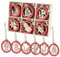Weihnachtsdeko Holz,30 Weihnachtsbaumschmuck Holz für Christmas Decorations&Christbaumschmuck&Weihnachtsbaum Deko,mit 6 Modelle, je 5 Stück,mit Schnur,ca.6.5cm