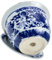 ABOOFAN Macetero De Porcelana Azul y Blanca Macetas Exterior Grandes Macetero Azul y Jardineras De Ceramica Maceteros Multiusos Maceta Porcelana Interior Orquídea Cerámica