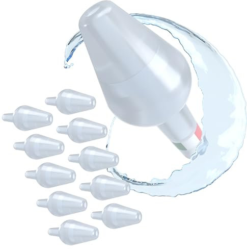 Rino Set Olive Nasali per Lavaggi Neonato, Bambini e Adulti, Made in Italy per Soluzione Fisiologica (10 Olive)