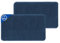 TA&MA Store Badezimmerteppich | Badezimmer Teppiche rutschfest waschbar – Hochwertige Badematte & Badteppich - Badematte als Set kombinierbar - Teppich Badezimmer Blau 2er 50x80 cm