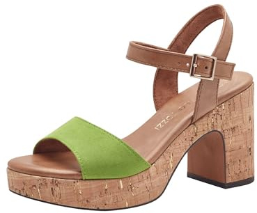 Marco Tozzi Sandalo da donna 2-28008-42, Apple, 39 EU, mela, 39 EU