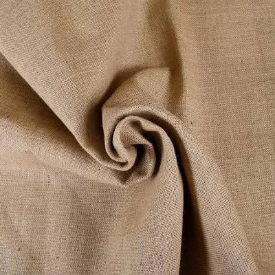 Toile de jute au mètre - 425 g/m² - Grande largeur 190 cm - Tissu ameublement - Jardinage - Bricolage - Revêtement mural - Sacs - Décoration
