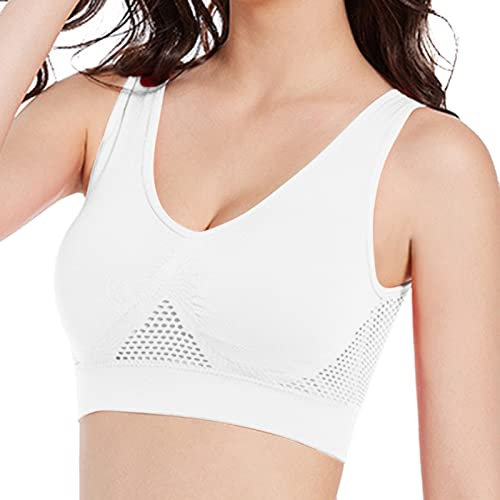 Meine Bestellungen Damen-BHS Push Up Bralettes Ohne BüGel Soft Sport BH Starker Halt Nahtloser BH GroßE GrößEn V-Ausschnitt Bralette Deals of The Day