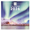 Finocam - Wandkalender 2026 30 x 30 cm Monatsansicht Januar–Dezember 2026 + Sept.–Dez. 2025 (4 Monate) reduziert | Kalender 2026 | Bilder Nature - International