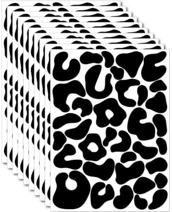 Aboiled 10 Sheets Polka Dot Stickers Irregular Polka Dot Wall Stickers Home Nursery Wall Decor