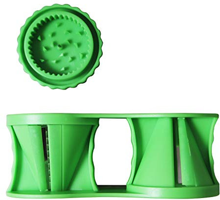 Fackelmann 44115.0 Gemüse Spiralschneider/2 in1, Multiply, grün