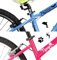 AWS, 2 Aufkleber „Nome“ H 2 cm + 2 Sticker aus Vinyl zur Verschönerung des Kinderfahrrads oder Fahrrad Fahrradhelms, personalisierbar