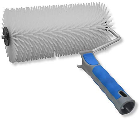 DEWEPRO® Entlüftungsroller Stachelwalze ø123mm x 230mm Breite - Handstachelwalze mit 40mm Stachellänge - Entlüfterrolle, Entlüftungswalze - Igelwalze in Profi-Qualität
