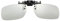 N/A RealD Polarized Clip-on 3D-Brillen für Movies/Cinema/Passive 3D-TVs, 0,72 mm, Thickness 2 Stück