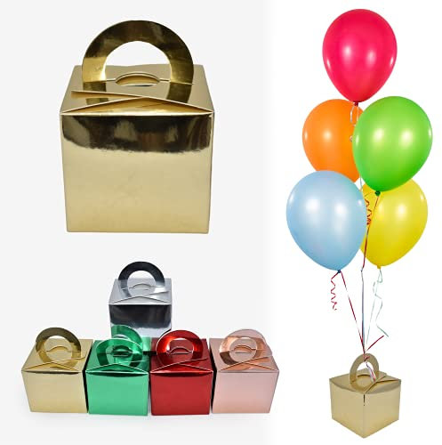 Pannu Design | Cute Favour Cupcake Handle Gift Boxes| 6cm X 6.5cm | Pack of 10, 20 & 30 | Multi Colour Boxes For Birthday Party Decoration, Baby Shower & Anniversary. (PACK OF 20, GOLD)