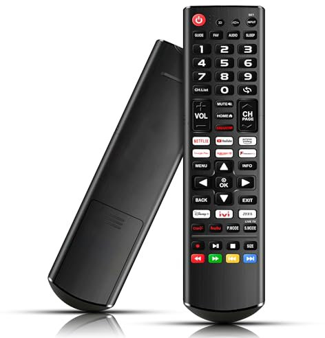Upgraded Universal Remote Control for Tv All Brands LG, Samsung, Sony, Philips, Sharp, Panasonic, Smart TV Remote Control for All Models Lcd Led Hdtv 3D 4K Universal Tv Remote (MUST USE GUIDE MANUAL)