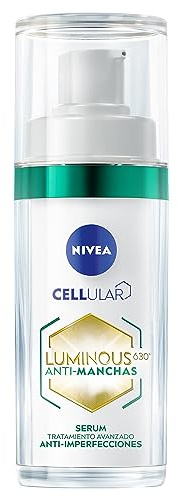 NIVEA LUMINOUS630 Anti-Macchia Siero Viso Anti-imperfezioni (30 ml) - Con Acido Ialuronico, Acido Salicilico ed Estratto di Tè Verde, per una Pelle Uniforme, Morbida e Opaca.