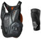 Fox Racing Raceframe Impact Sb, Ce D3o RACEFRAME Impact SB, CE D3O Black L/XL Herren, Schwarz, L-XL & Launch D3o Knee Guard Tees Herren, Schwarz, M