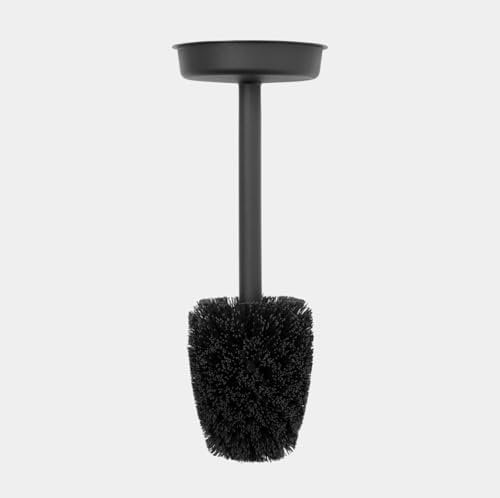 Brabantia - Mindset Replacement Toilet Brush - Fits Mindset Toilet Butler and Mindset Toilet Brush Holder - Protective Steel Handle - Corrosion Resistant - Bathroom Accessory Infinite Grey