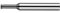 Single Tooth Spiral Milling Cutter CNC Machine Solid Carbide Single Tooth Thread Milling M1 M1.6 M2 M3 M4 M5 M6 M8 M10 M12 M14 Mill Mills Cutter(for Stainless,M3.5X0.6XD4X50L)