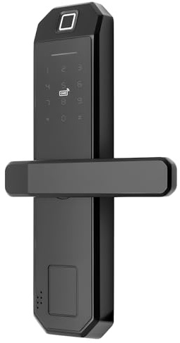 CHIMHOON Smart Fingerabdruck Türschlösser, Elektronisches Intelligentes Türschloss, mit Fingerprint Schlüssel und Digitaler Tastatur Code Türschloss, für Haus, Hotel, Büro