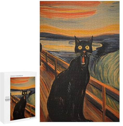 Puzzles 1000 PCS Für Teenager The Meow Puzzles Für Erwachsene Spielzeug Wanddekoration Schwierig Anspruchsvoll Zum Fertigstellen 1000 PCS