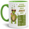 Tassendruck Geburtstags-Tasse Die Coolsten Chillkröten Werden im Januar Geboren Innen & Henkel Hellgrün - Mug/Cup/Becher/Lustig/Witzig/Geschenk-Idee