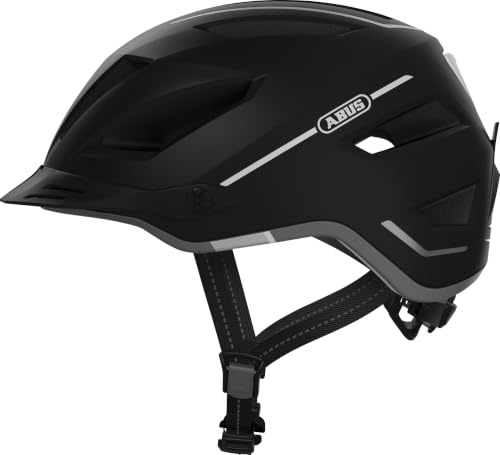 ABUS Stadthelm Pedelec 2.0 - Fahrradhelm mit Rücklicht und Regenhaube - für den Stadtverkehr - für Damen und Herren