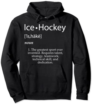 Eishockey Definition Cool School Hockey Team Uniform Hockey Pullover Hoodie