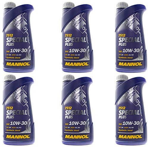 6 Liter Motoröl MANNOL 7512 Special Plus Motor Öl Oel Benzin Diesel 10W-30 API
