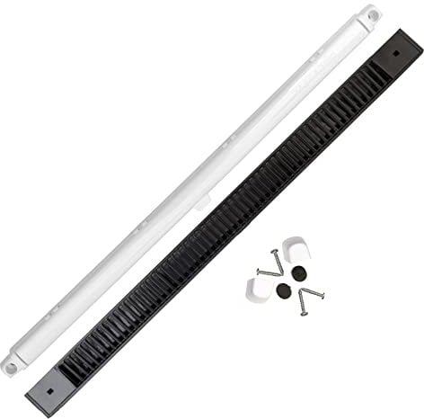 409mm EA3800 White Inside Black Outside MJ4000 Trickle Slot Vent for uPVC, Timber, Vinyl and Aluminium Window Prevents Condensation, Damp & Mould by Air Ventilation Adjustable Flap