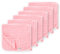 Maliton 6 Stück Baby Spucktücher für Jungen/Mädchen,aus 100% Baumwollem,weich, langlebig, luftdurchlässig und extrem saugstark,50x25cm,Rosa