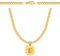 Amor Luxury Goldkette Herren 585, Kette Herren 925/585 - Königskette - Herren Schmuck, goldene Herrenkette mit Medaillon - Geschenk Freund, Herren Geschenke Geburtstag - Halskette Herren