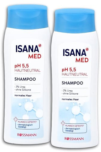2 er Pack ISANA MED Shampoo Jeden Tag 2 x 200 ml