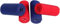 Legion Arms Teamschleifen/Marker, Armbinden, für Airsoft und Paintball, Oberarm, Doppelklett, rot, blau (Teamschleifen rot/blau 4er)