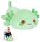 RANJIMA Axolotl Kuscheltier, 33CM Plüschtier Kawaii Plüsch Plüschkissen Spielzeug, Weiche Wurfkissen Schmusetier Salamander Geschenk für Mädchen Jungen Weihnachten