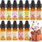 Aromas Alimentarios - 12 Saborizantes Sin Azucar Concentrado para Yogur, Hornear, Bebidas, Postres, Requesón, Pastel, Jabón, Soluble En Agua Y Aceite – 6ml