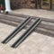 Warmiehomy 5FT Wheelchair Ramps with Carry Bag Portable Telescopic Threshold Ramps for Wheelchair 152L x 19W CM 272KG Loading Capacity Home Doorways Steps Stairs Ramps, Pack of 2