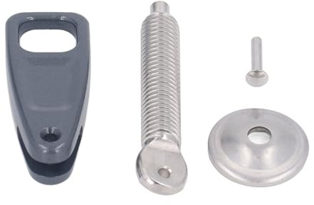 Außenborder Motorüberschreitungsklemme Außenborder Motor Klemme Marine Motorklemme Edelstahl Aluminium für Außenbards mit Verriegelungsdruckplattenschraube Griff