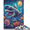 Deep Jaws Puzzles 1000 Teile Schwer Puzzle Spielzeug Pädagogisches Spiel Impossible Herausforderungsspielzeug Für Erwachsene Und Kinder in Bewährter 1000pcs (40x28cm)