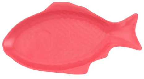 HOMOBABE Plato de Cerámica Forma de Pez Bandeja de Almacenamiento para Aperitivos y Servir para Casa o