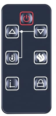1pc Remote Control For Intertek Insert Electric Fireplace IF-60FSB IF-70FSB IF-50FSB