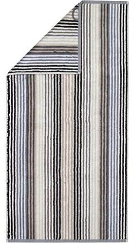 Cawö Handtücher Unique Streifen 944 anthrazit - 77