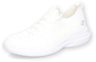 Dockers by Gerli Damen Low-Top Sneaker, Frauen Halbschuhe,Strassenschuhe,Sportschuhe,Freizeitschuhe,Turnschuhe,Laufschuhe,Weiss,41 EU