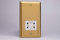 Varilight XBSSW Shaver Socket, Classic Brushed Brass + White Insert