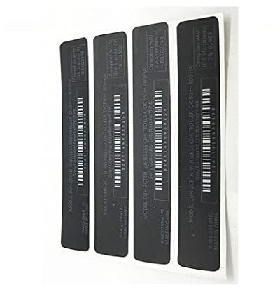 5 in 1 Packung Rückseite Aufkleber Label Dekoration für Playstation für PS4 Controller