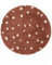 RugVista Polly Teppich, Kinderzimmerteppich, ∅ 150 cm, Rund, Kinderteppich für Kinder, Polypropylene, Spielteppich Babys Junge Mädchen, Keine schädlichen Stoffe, Rost/Naturweiß