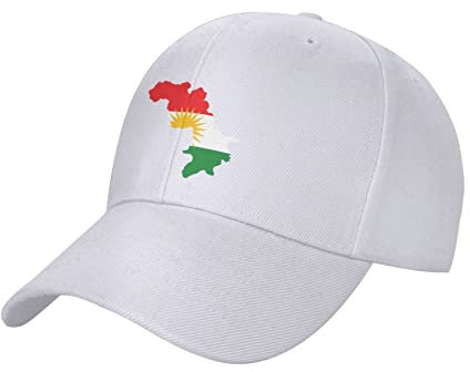Baseball Cap Irakische Kunrdistan-Geländekarte Trucker Hut Klassisch Baseballkappe Mode Baseballmütze Für Outdoor Running Reisen