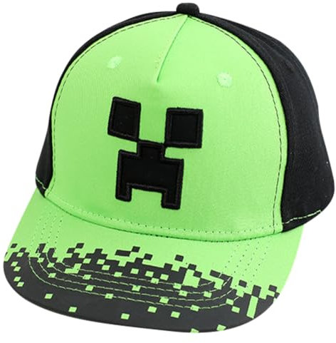 YCVBCY Kinder Baseball Cap Miner Baseball Mütze Cree-per Schlagball Cap Sonnenmütze Ballmütze Kids Verstellbare Sportmütze Sonnenhut für Jungen Mädchen-C